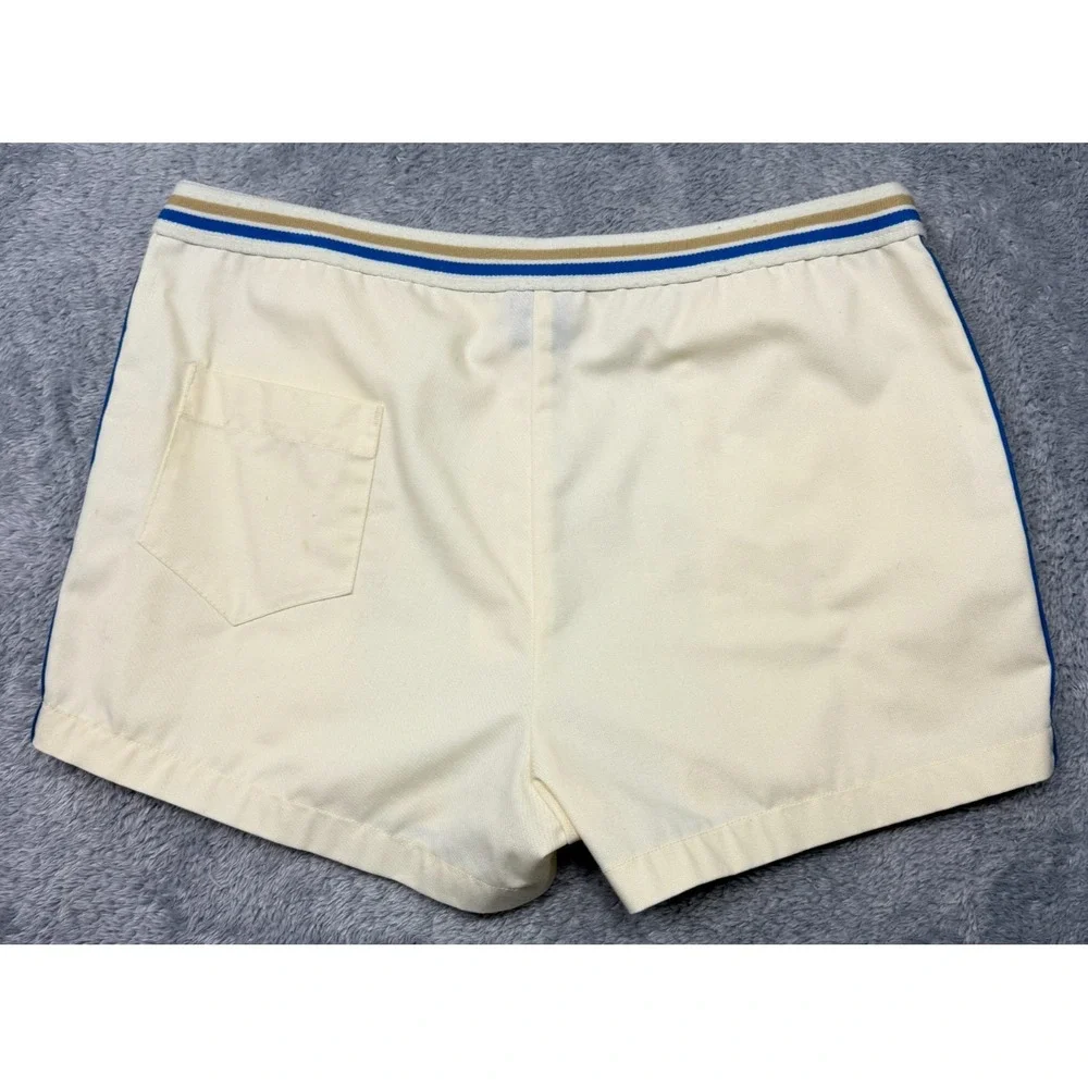 Vintage‎ Jantzen Shorts Mens 36 Ivory Terry Resort Beach Surf Retro 80s